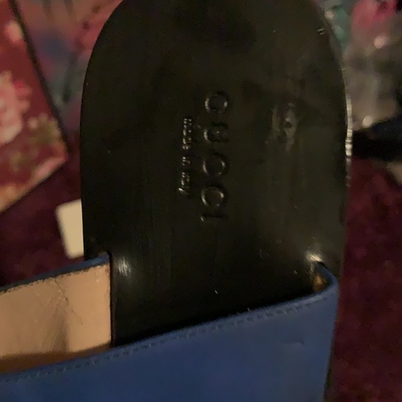 Limited Blue Gucci AUTHENTIC SANDAL - Picture 7 of 7